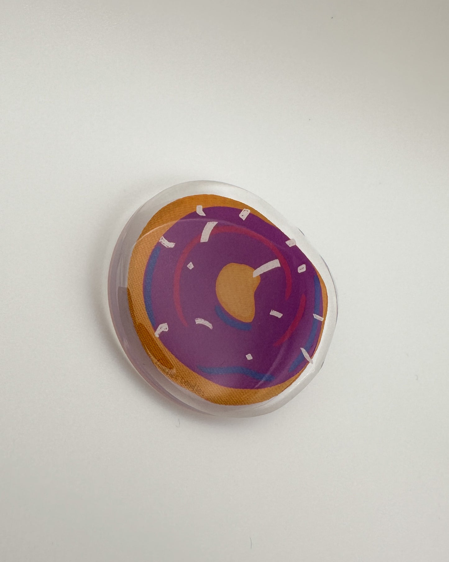 Subtle LGBTQ+ Pride Acrylic Donut Pins