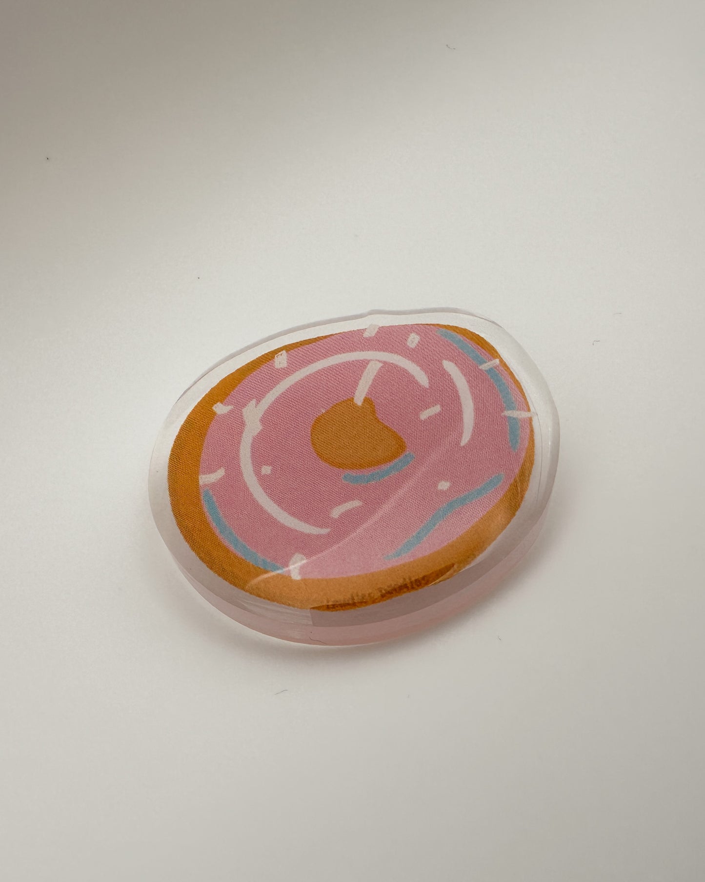 Subtle LGBTQ+ Pride Acrylic Donut Pins