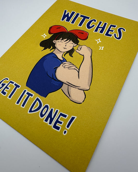 Witches Get It Done Art Print (5x7")