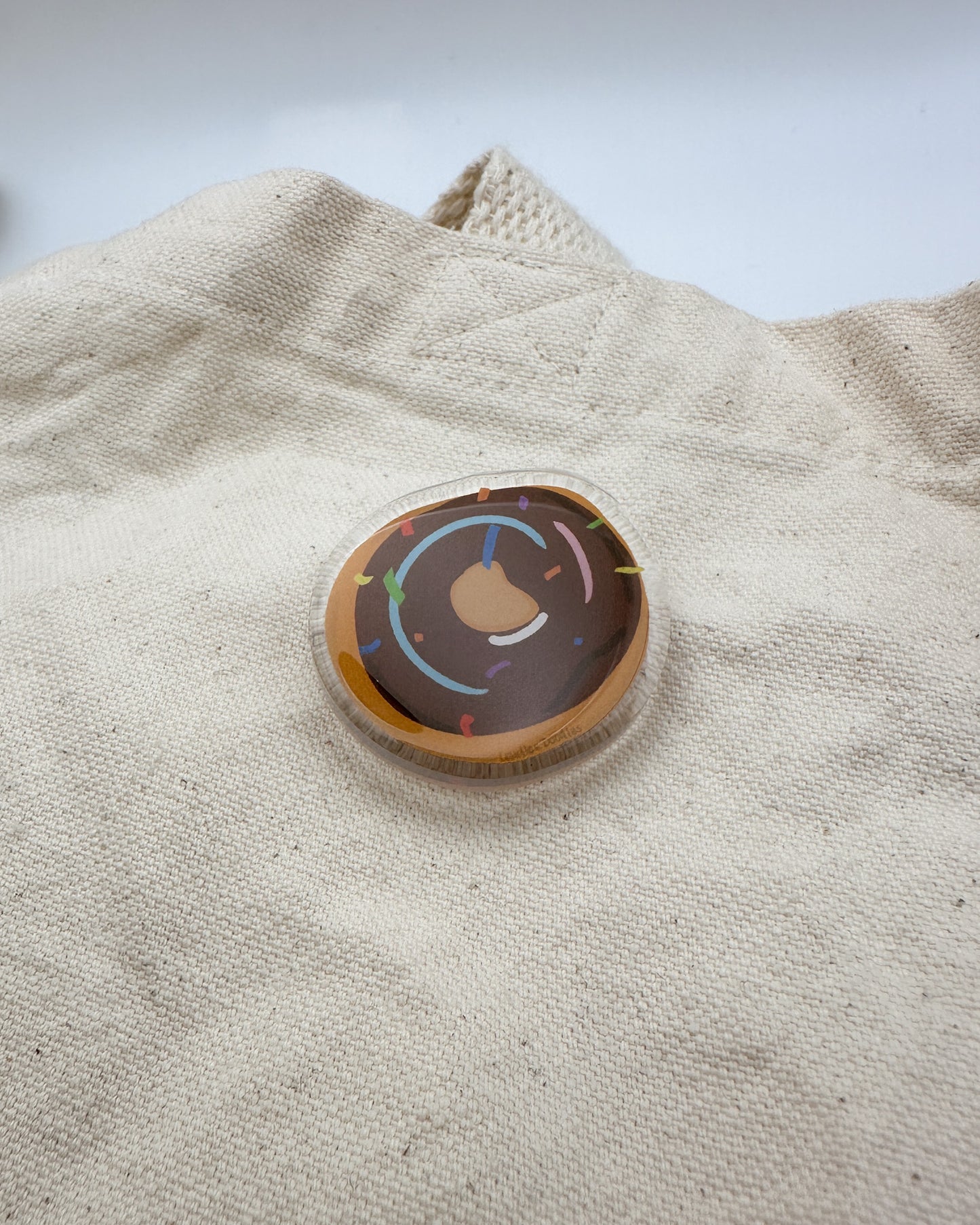 Subtle LGBTQ+ Pride Acrylic Donut Pins